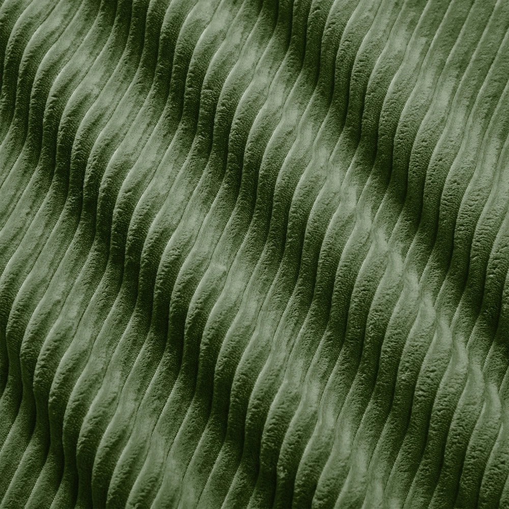 Divano angolare con cuscini ¨C Minimal ¨C tessuto corda verde