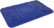 Matte da bagno blu reale, microfibra, 50x80 cm