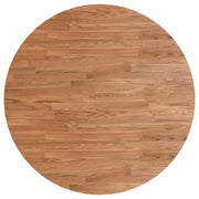 Piano Tavolo | Superficie Tavolo | Piano Scrivania Rotondo Marrone Chiaro ?90x1,5 cm Rovere Trattato