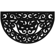 Zerbino Iron Gomma Mezzaluna Nero 45X 75 Ladydoc 04069