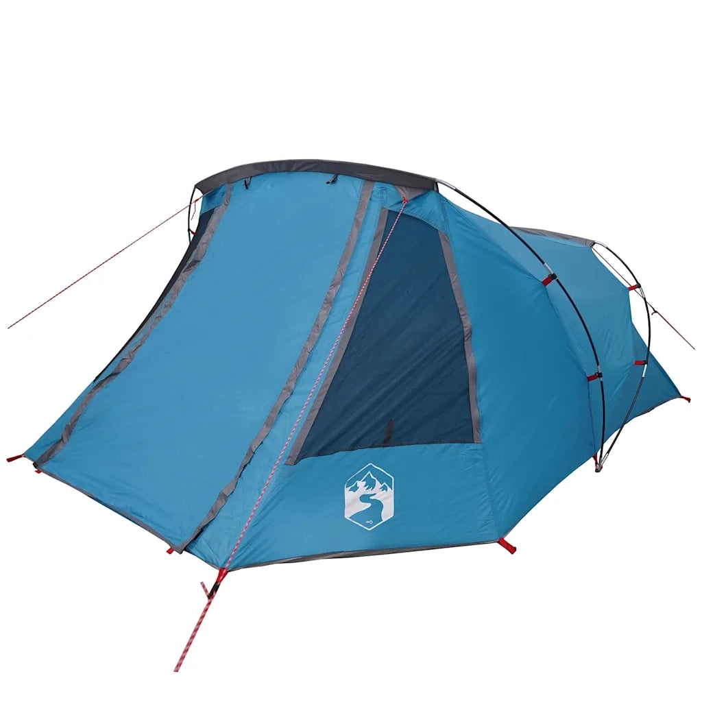 Tenda Tunnel per 3 Persone 3 persona Blu e Grigio 42004051