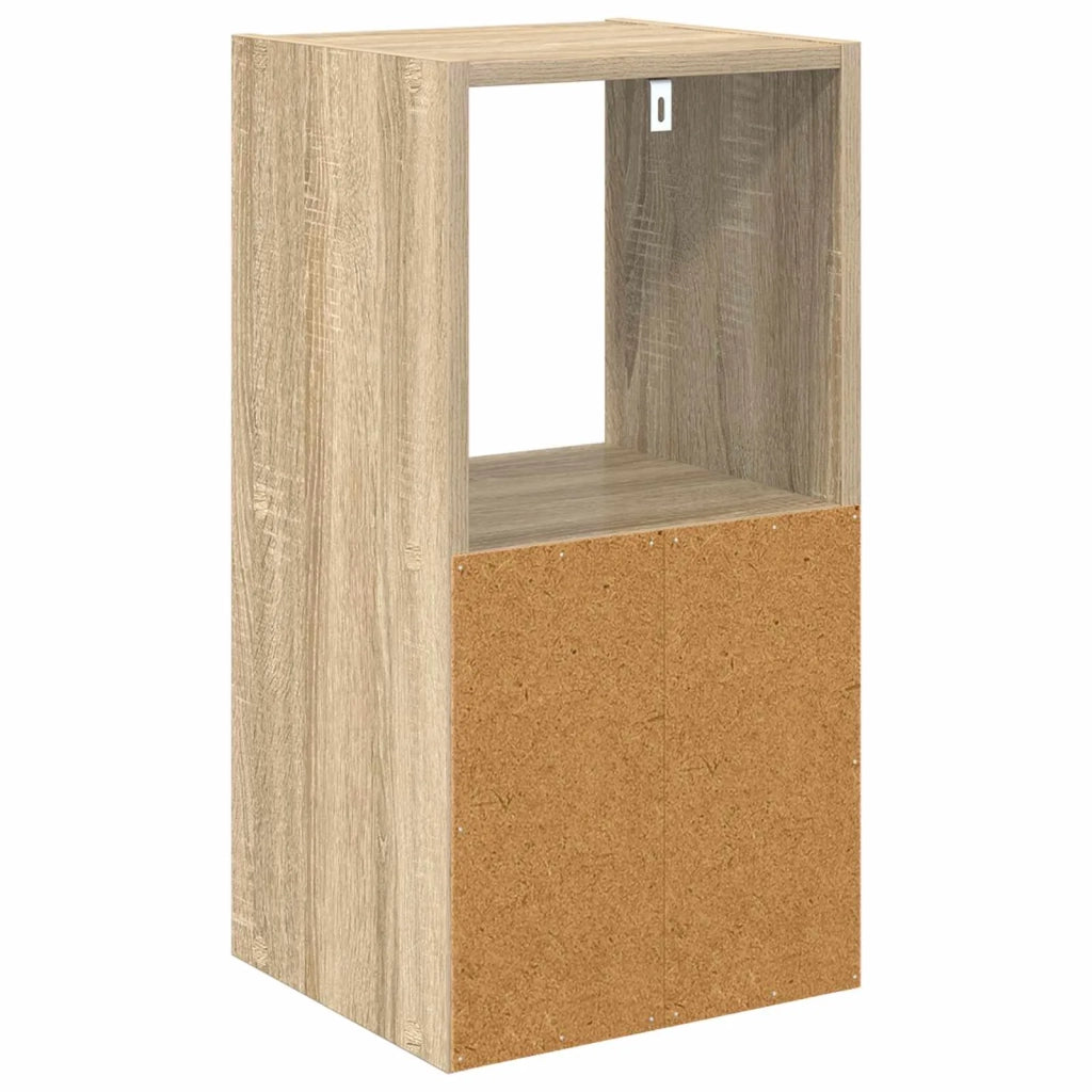 Comodino con cassetto 2 pcs Rovere Sonoma 30,5 x 27 x 59,5 cm