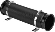 Kit di Slang per Lavorazione dell'Aria di Scarico Universale 76mm 3 Pollici Flexibile per Aria Fredda Turbo - Migliora il Potere del Motore