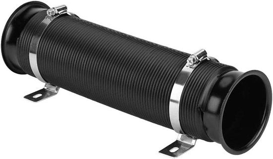 Kit di Slang per Lavorazione dell'Aria di Scarico Universale 76mm 3 Pollici Flexibile per Aria Fredda Turbo - Migliora il Potere del Motore