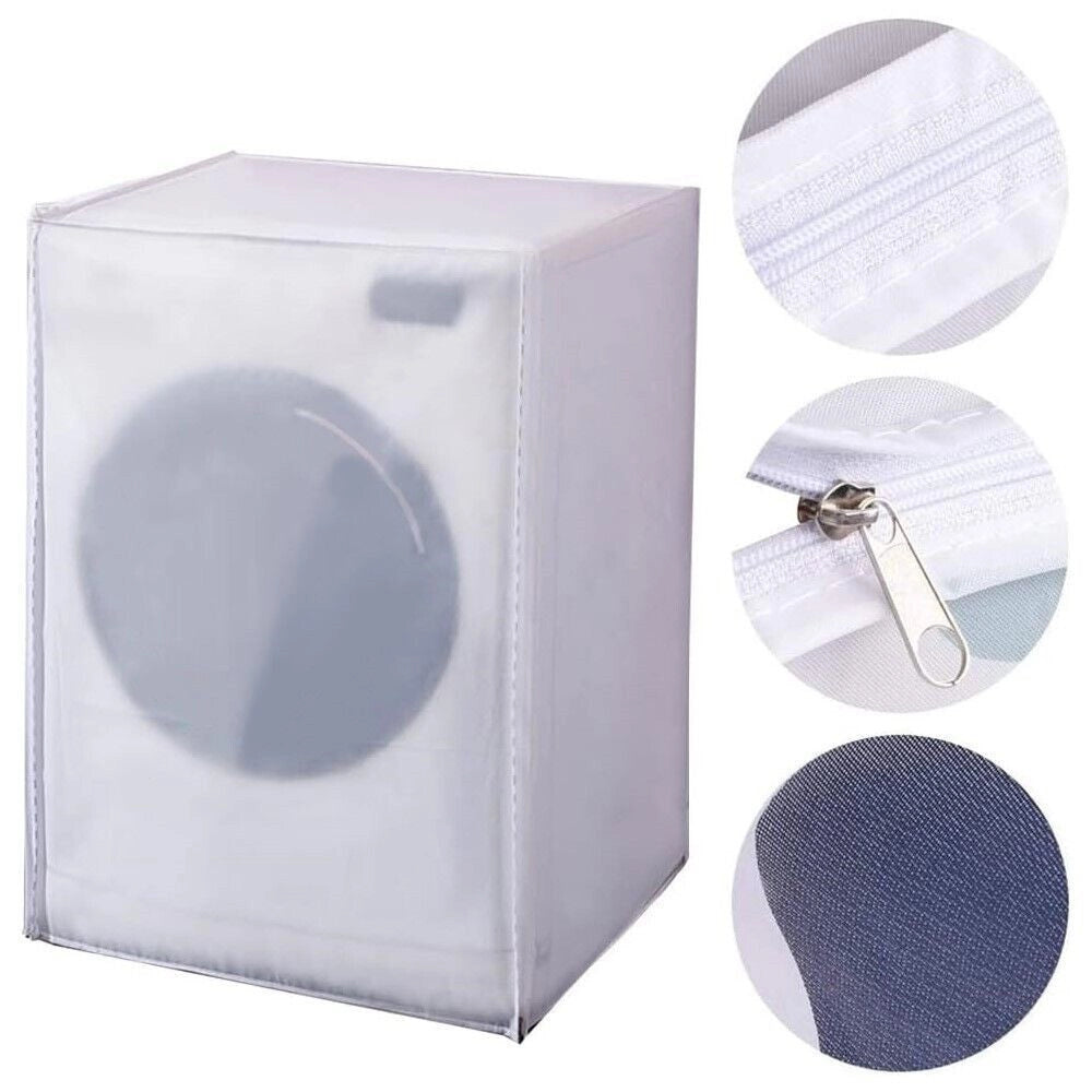 Trade Shop - Telo Copri Lavatrice Da Esterno Copertura Impermeabile Cerniera 57x62x82cm 59490 -