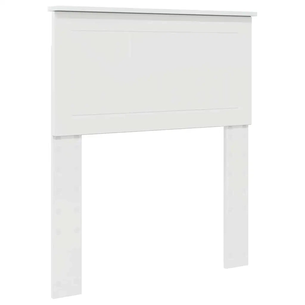 Testiera-Testata-Testiera Decorativa Bianco Lucido 75 cm Legno multistrato 576245