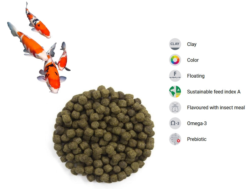 Alltech Coppens Spirulina 3.0mm sacco da 15kg - pellet galleggianti per la colorazione delle carpe Koi