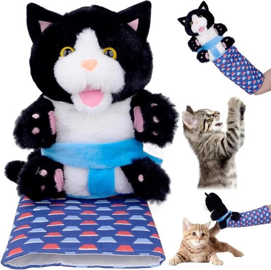 Giocattoli interattivi per gatti - Poppe per gatti robusti con palline da caccia - Giocattolo divertente per bambini e gatti
