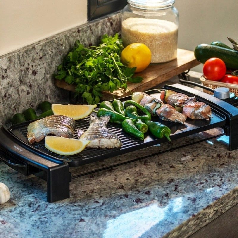 CECOTEC 03198 - Piastra elettrica Tasty&Grill 2500 BlackWater MixGrill