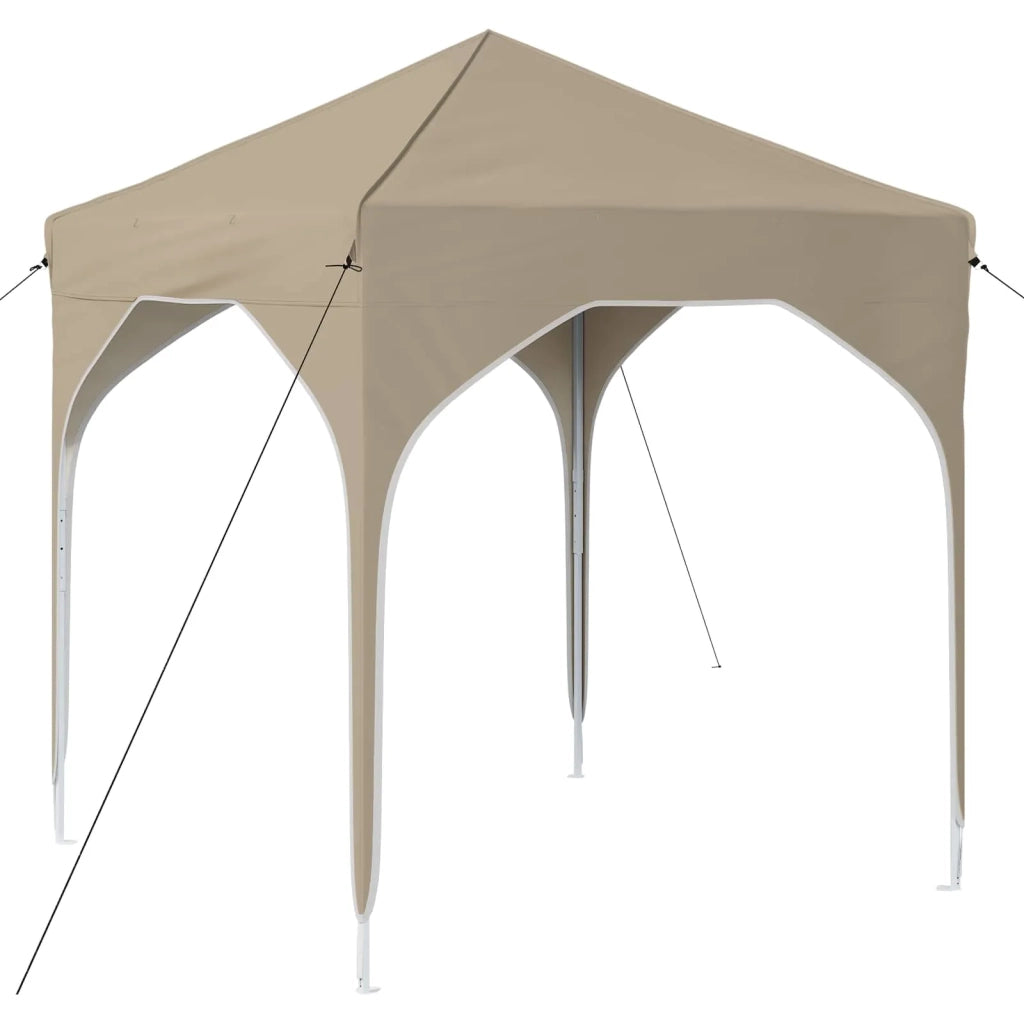 Tenda per feste a pop-up-Gazebo 194 x 194 x 245 cm Crema