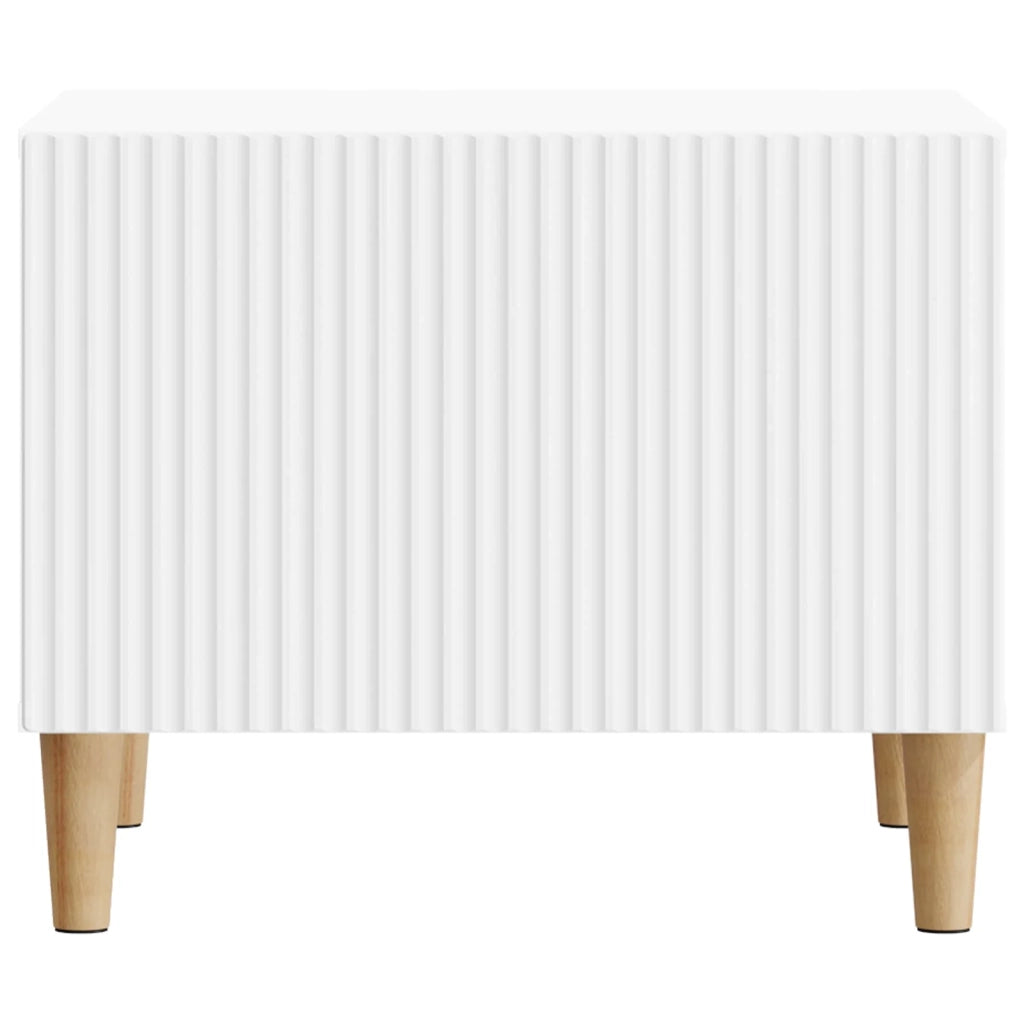 Tavolino da salotto Bianco 49 x 50 x 40 cm Legno ingegnerizzato 894735