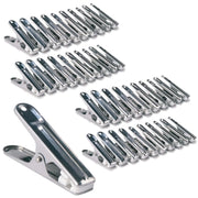 IDMarket - 40 mollette per abiti in acciaio inossidabile, infrangibile, resistente all'usura, antiruggine
