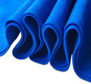 Veloce 14 mm spessore velluto per attività di artigianato e hobby 90 x 90 cm colore blu