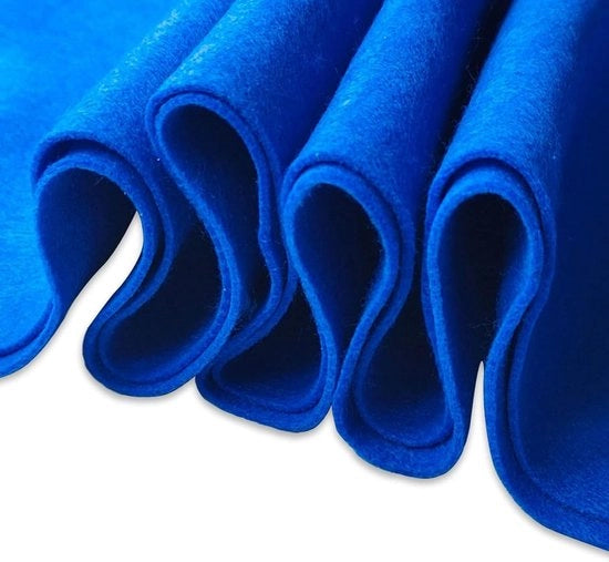 Veloce 14 mm spessore velluto per attività di artigianato e hobby 90 x 90 cm colore blu
