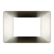PLACCA 3F ARGENTO SATIN MAPAM 6803-5 COMP V/PLANA Placca 6803-5 argento satinato METALLO