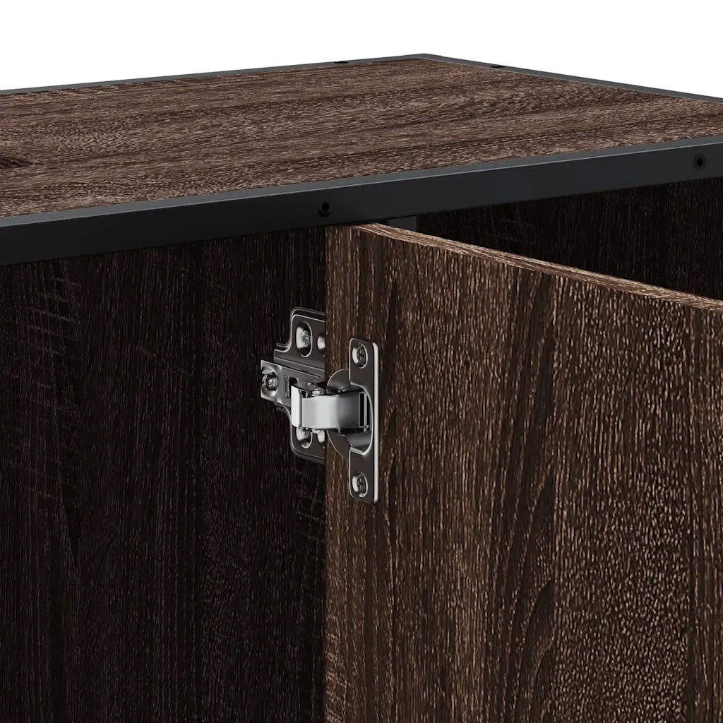 Mobile Lavabo | Armadio Lavabo Bagno Rovere Marrone 60x30x60cm Legno Multistrato