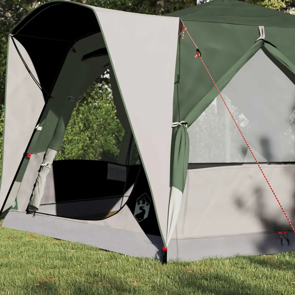 Tenda da Capanna per 5 Persone con tetto Verde e Bianco