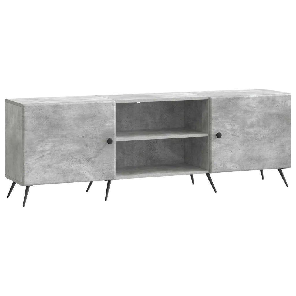 Mobile TV Grigio Cemento 150 x 31 x 50 cm Legno ingegnerizzato