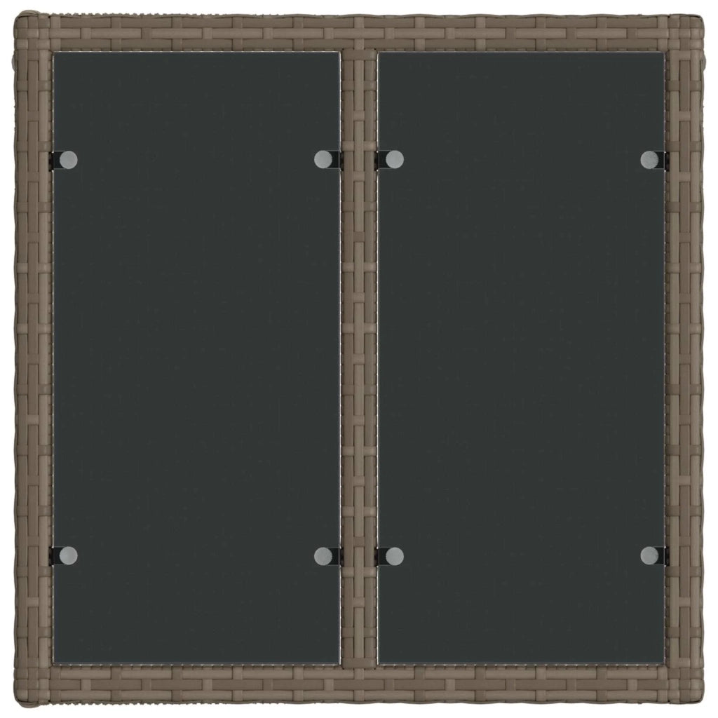 Set Divano da Giardino 9 pz Grigio polyrattan 3435659
