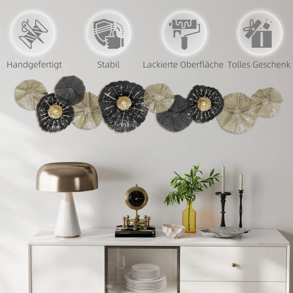 Quadro decorativo ¨C zephmum ¨C Cornice metallo nero oro