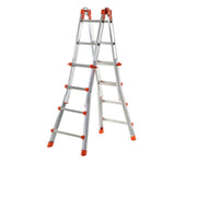 Trade Shop - Scala Scaletto Allungabile In Alluminio 4.40mt Gierre Domestica E Professionale -
