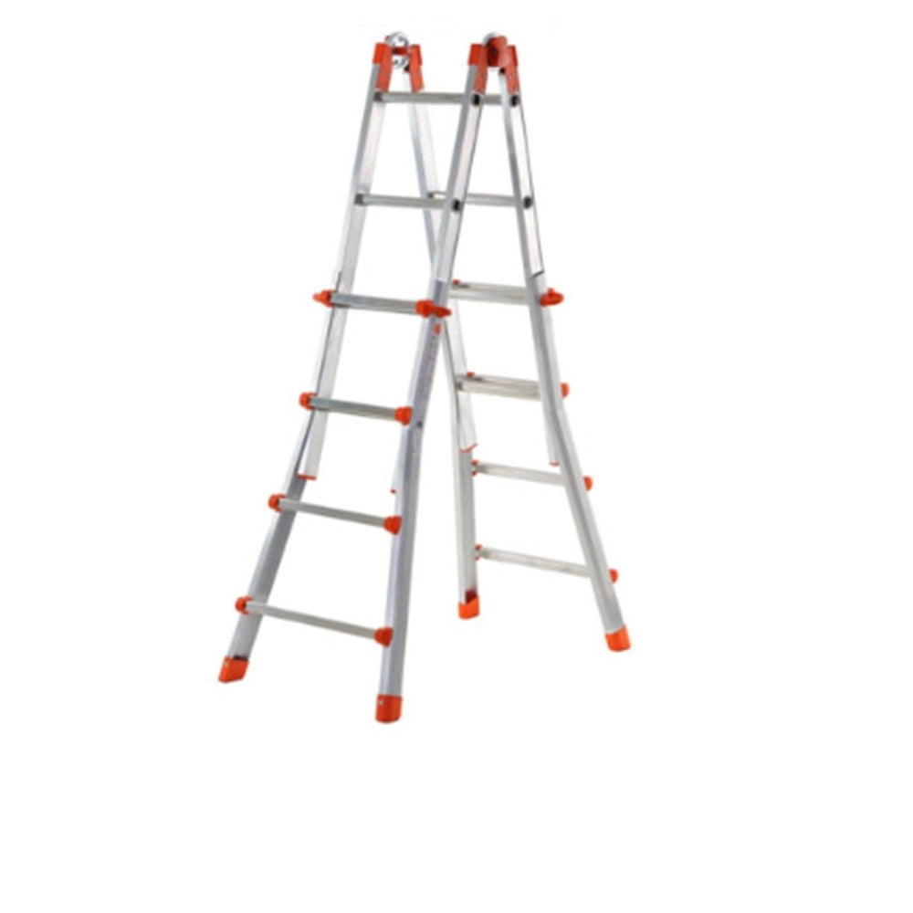 Trade Shop - Scala Scaletto Allungabile In Alluminio 4.40mt Gierre Domestica E Professionale -