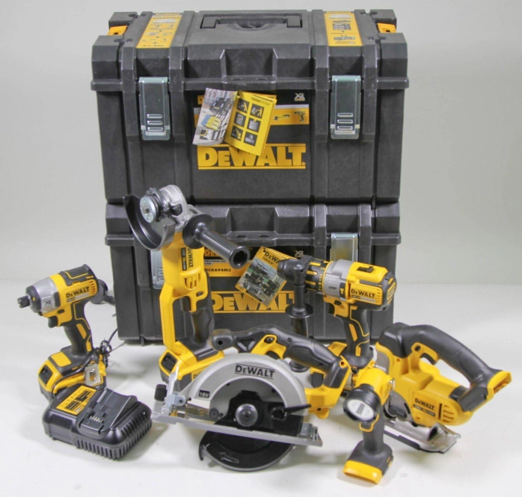 DCK694 M3 18 V brushless kit 3 x 4.0 a batterie e caricabatterie 2 x DS300 Kitboxes (6 pezzi)