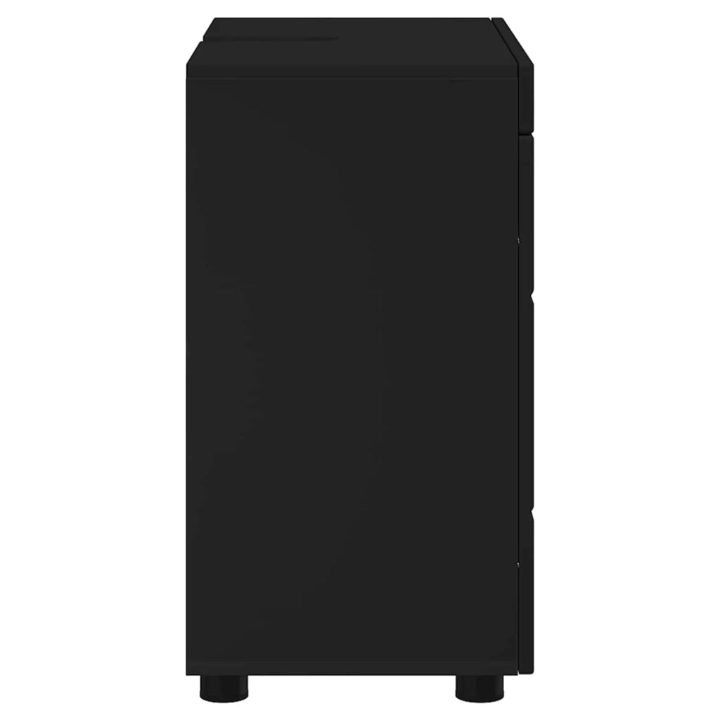 Set di Armadi da Bagno TULUM Nero 60 x 34 x 63 cm 880322