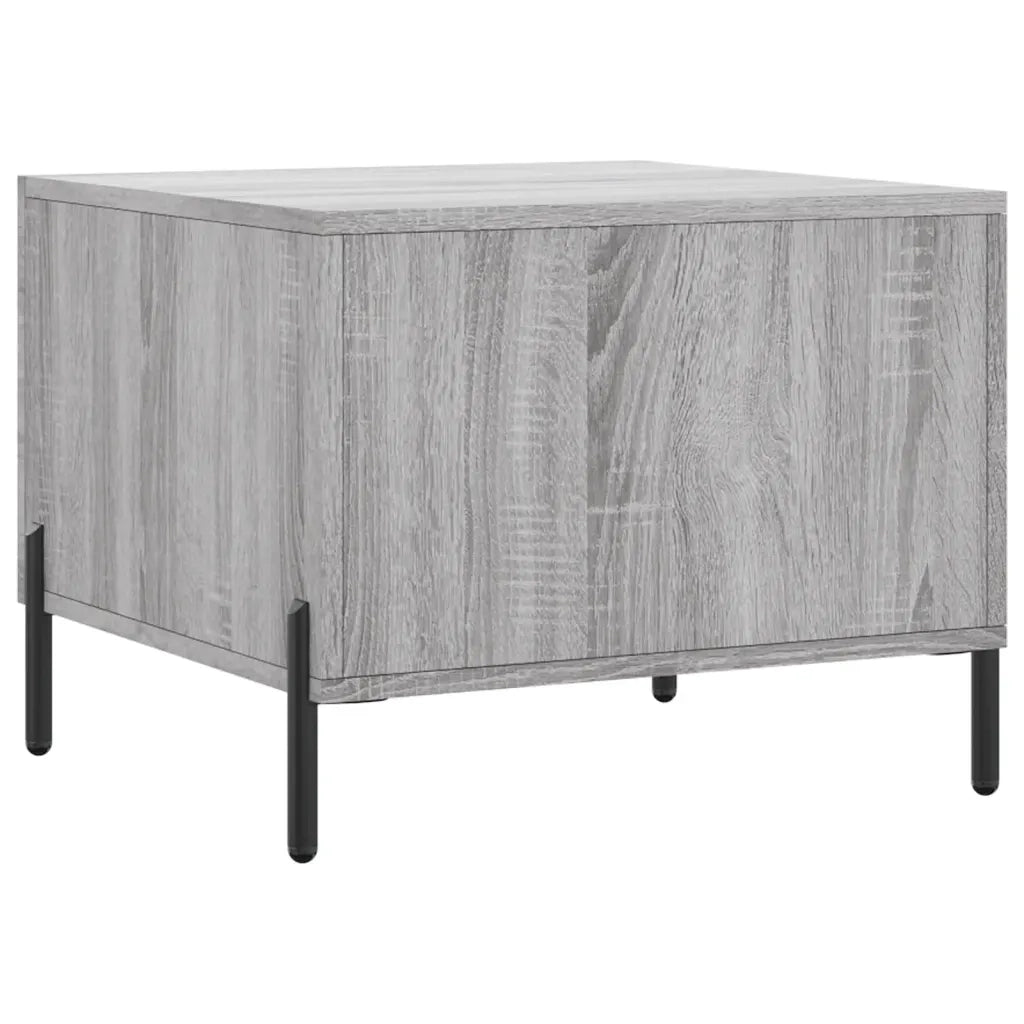 2 pz Tavolini salotto | Tavolino da caff¨¨ | Tavolino da Soggiorno Grigio Sonoma 50x50x40cm Legno Multistrato