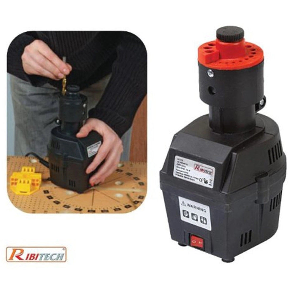 Trade Shop - Affilatore Elettrico Di Punte Per Trapano Da 3 A 10 Mm Ribitech Priaf70 -