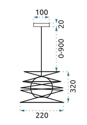 Lampadario Lampada Da Soffitto Loft 181691