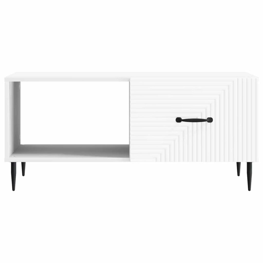 Tavolino da salotto Bianco 90 x 50 x 40 cm Legno ingegnerizzato 894955