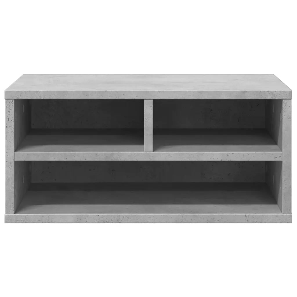 Supporto Stampante Grigio Cemento 49x40x22,5 Legno Multistrato 840593