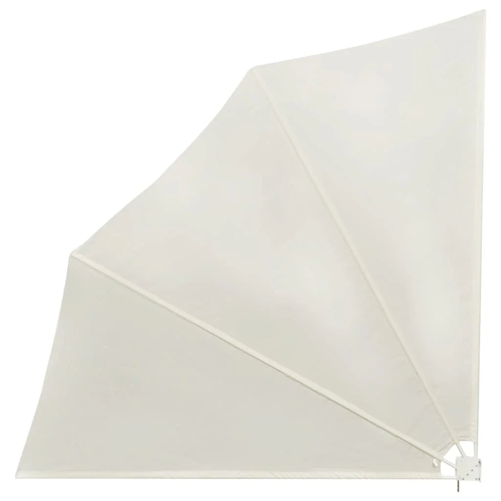 Tenda da sole laterale retrattile/schermo privacy per patio giardino terrazza balcone 140 x 140 cm crema 02_0007055