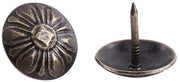 Tack a Testa Sferica - Nageli per Decorazione di Divano - Pacchetto da 100 (16×15mm - Bronzo Verde)
