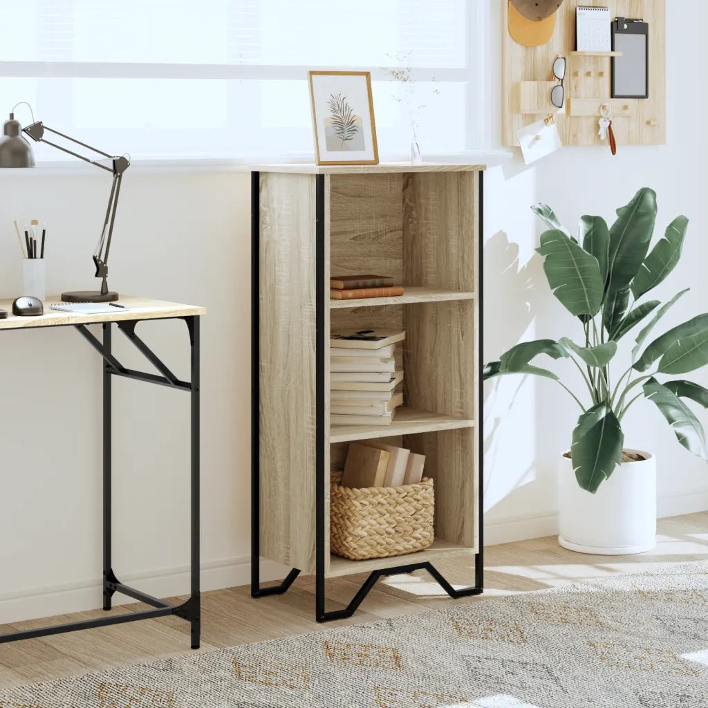Libreria Rovere Sonoma 50x31x106 cm in Legno Multistrato 848605