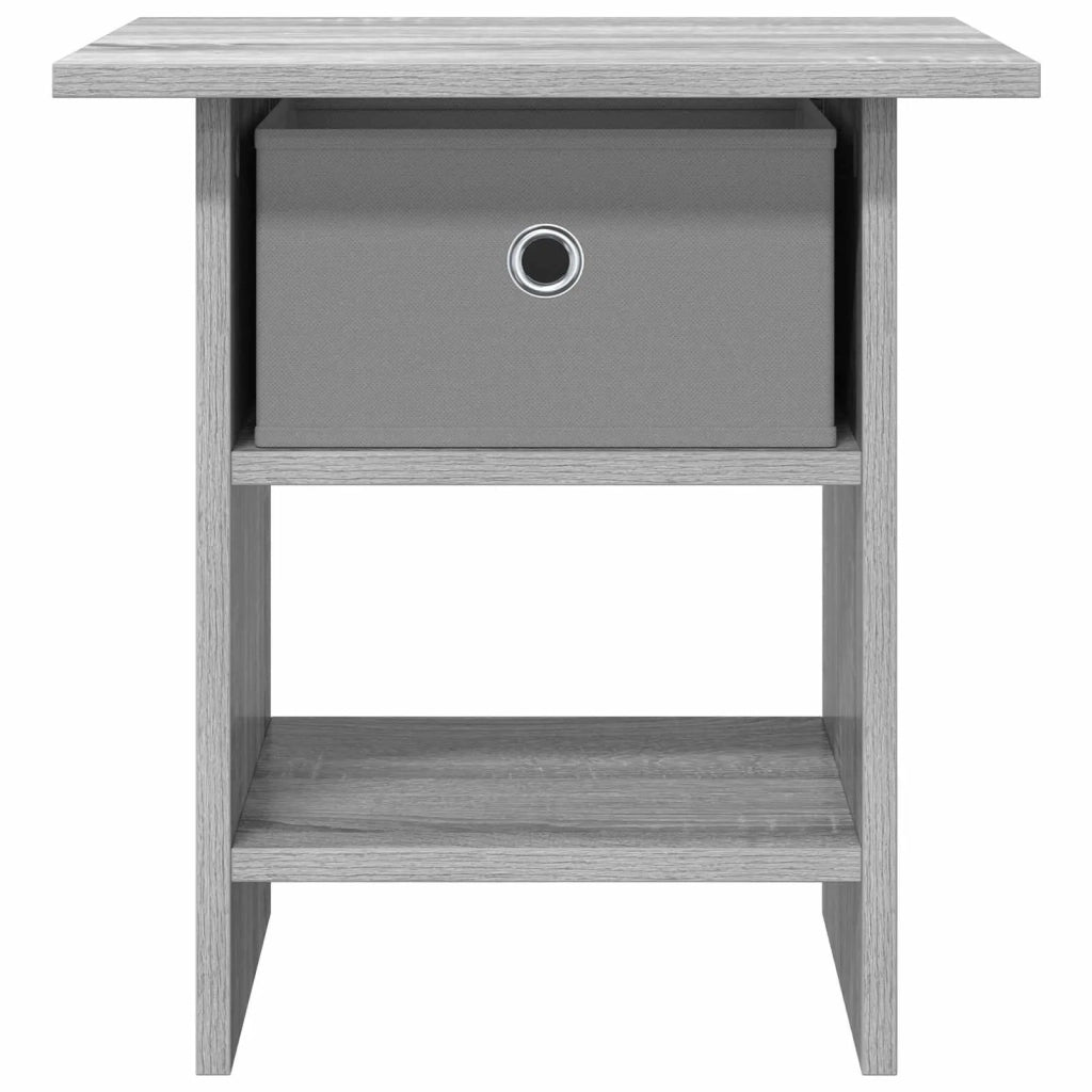 Comodino Grigio Sonoma 41 x 40 x 45 cm Legno multistrato