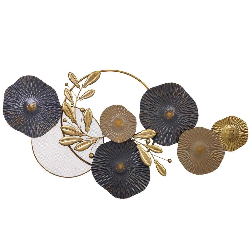 Carta da parati decorativa in metallo 130,2x66,7x7,0