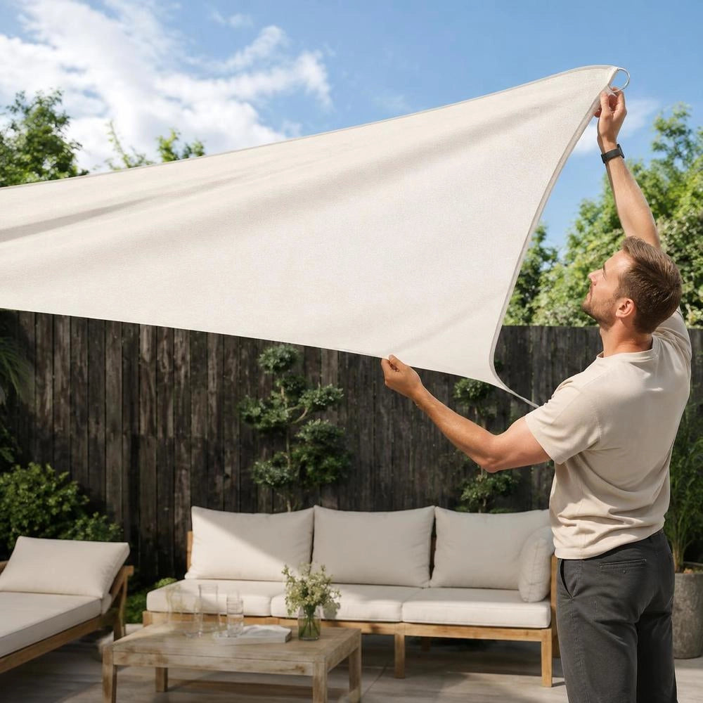 Sun Sail 160 G/square Meter White 2.5x3.5 M HDPE