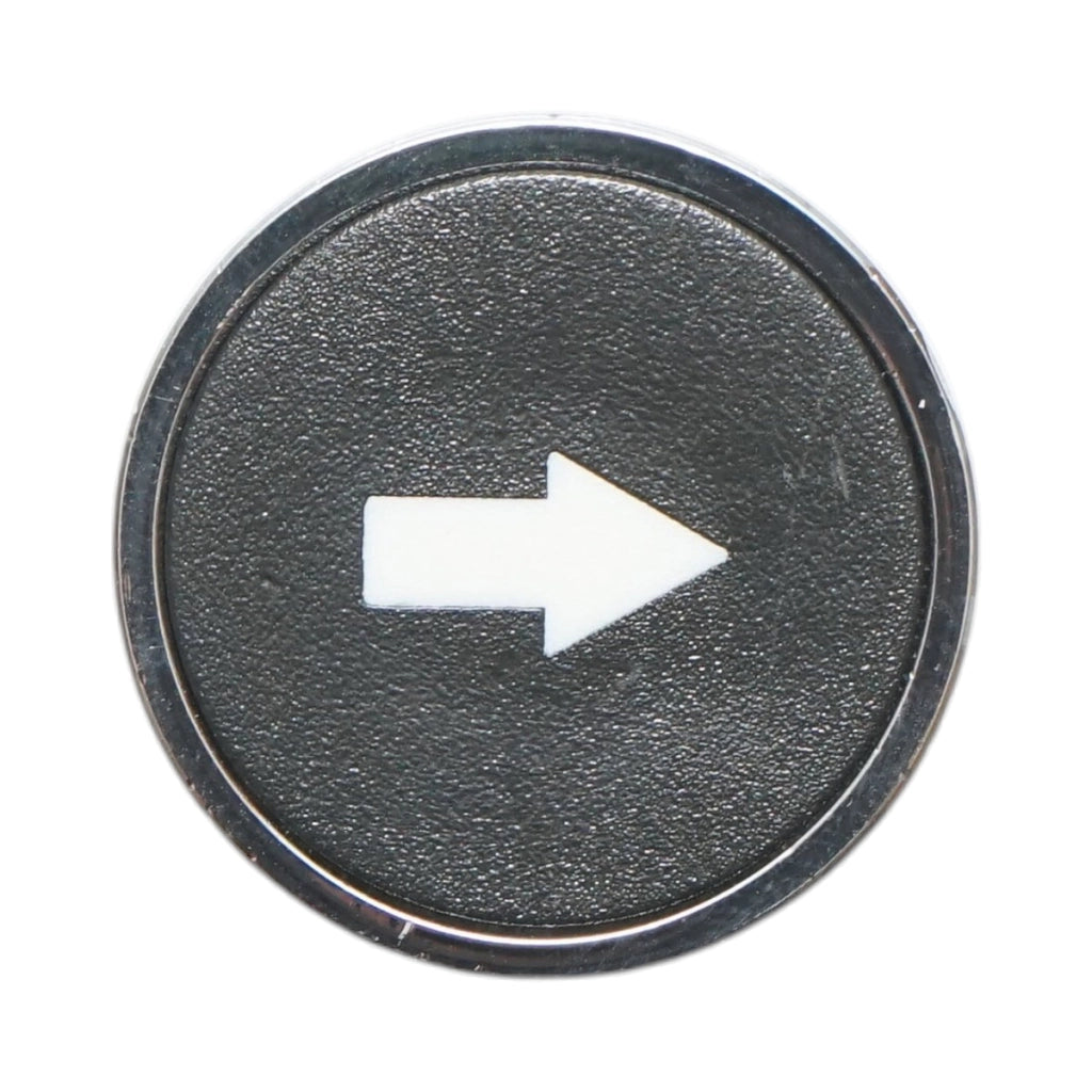 Testa del pulsante di controllo nera freccia verso il basso Ø 22mm LAY5 Breckner Germany