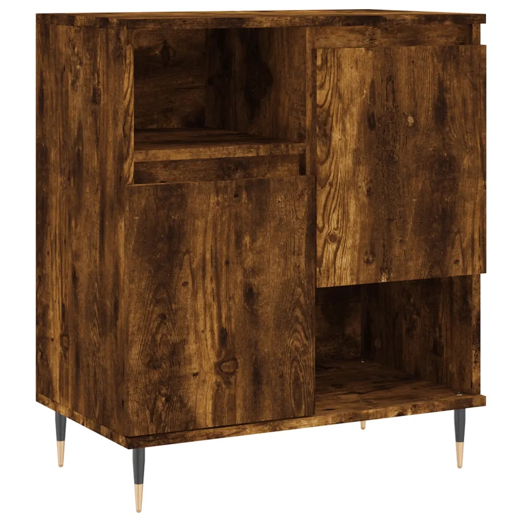 Credenze 3 pz Rovere Fumo in Legno Multistrato 3190146