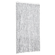 Tenda Antimosche Grigio Chiaro e Grigio Scuro in Ciniglia CFW6946939