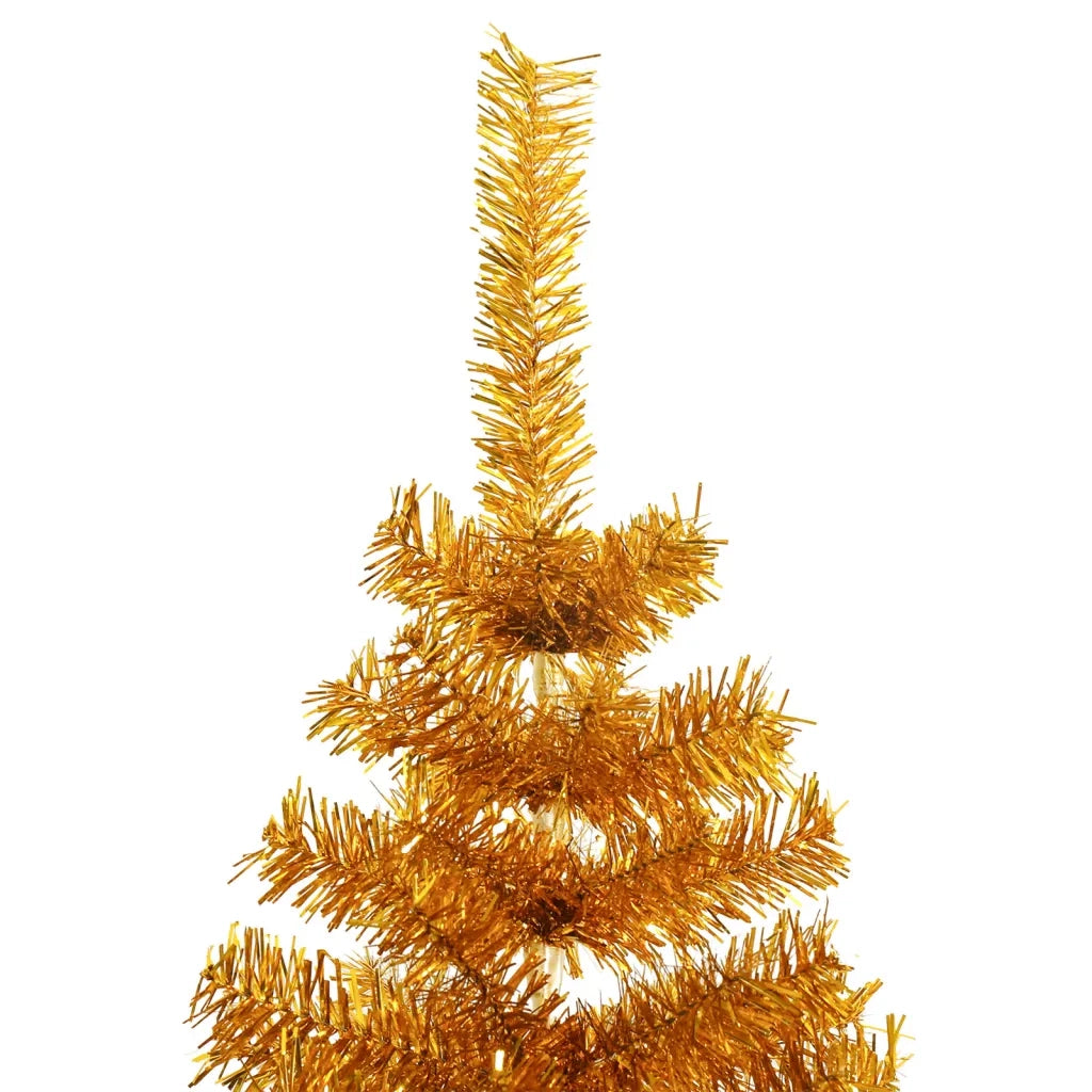 Albero di Natale Artificiale con Supporto Oro 180 cm PET cod mxl 6666