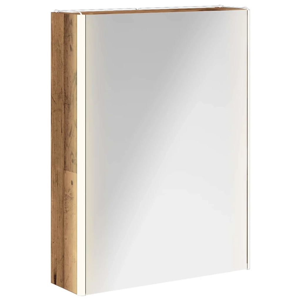 Mobiletto per specchio da bagno Legno vecchio