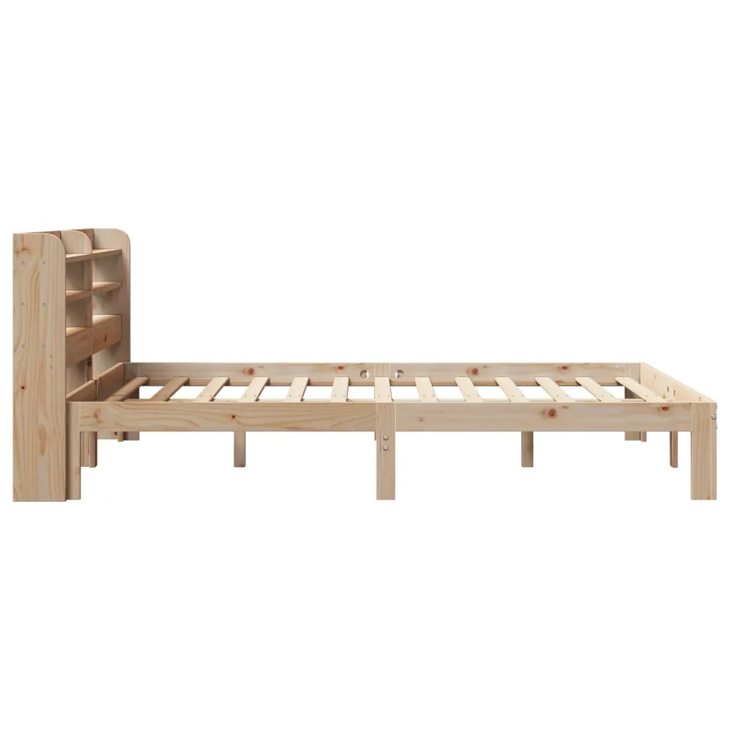 Giroletto con Testiera 150x200 cm in Legno Massello di Pino