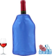 Porta Gel Wijn Fles Cooler Case Vaso Vino Portatile (Blu)