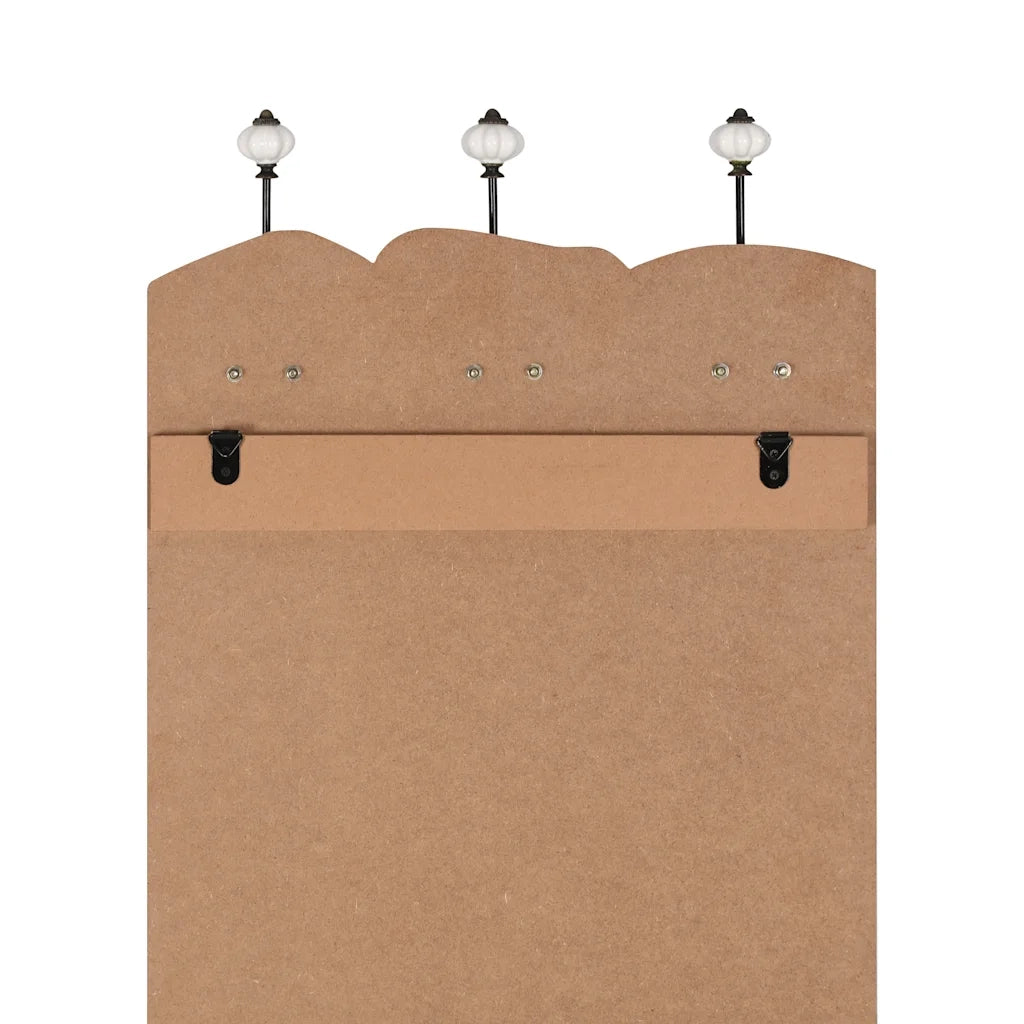 Appendiabiti da Parete con 6 Ganci LOVE LIVE 120x40 cm