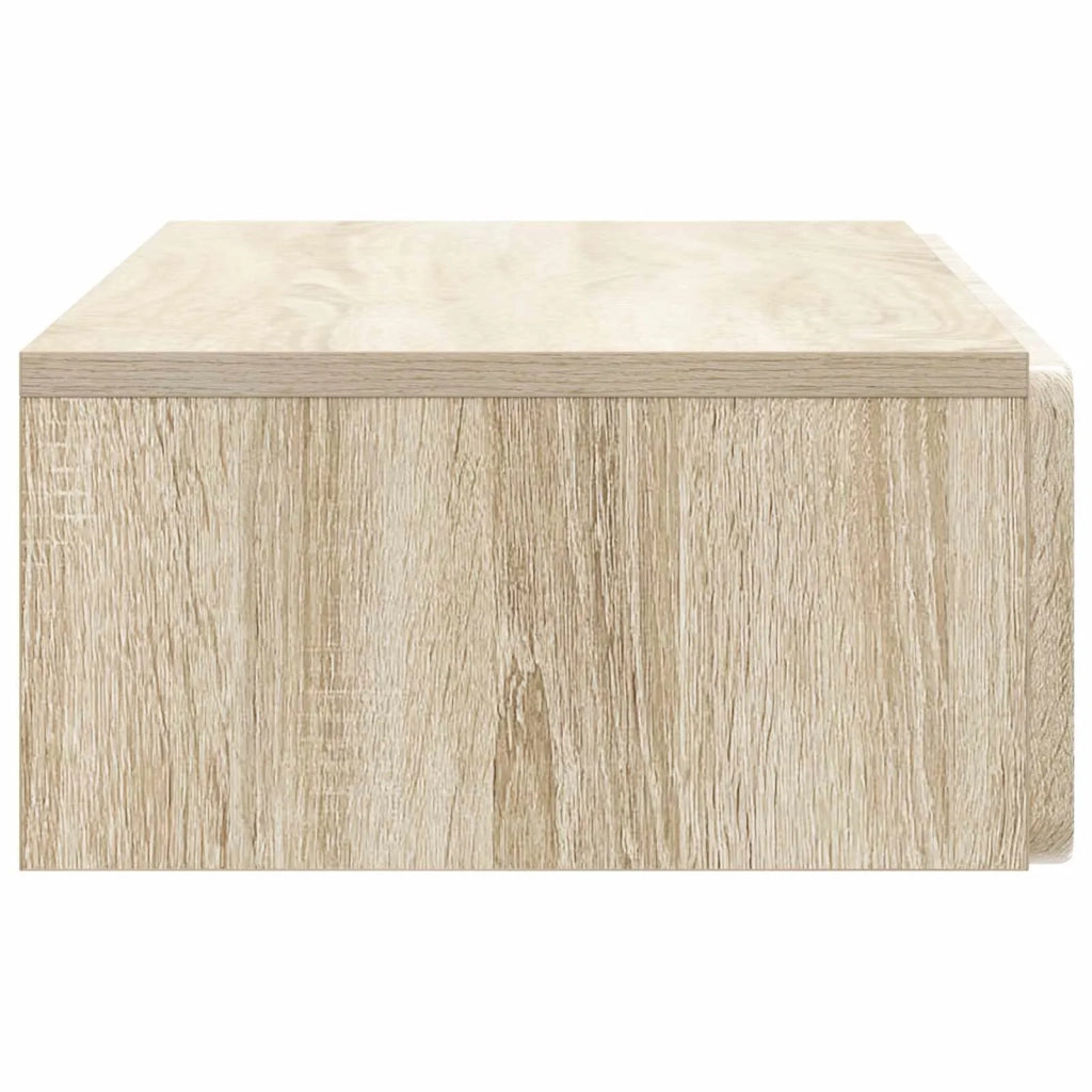 Tavolino da Parete Laterale Rovere Sonoma 87,5 x 34,5 x 17 cm 898327