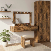 Tavolo da Trucco Marrone 100 x 40 x 70 cm Legno multistrato 865239