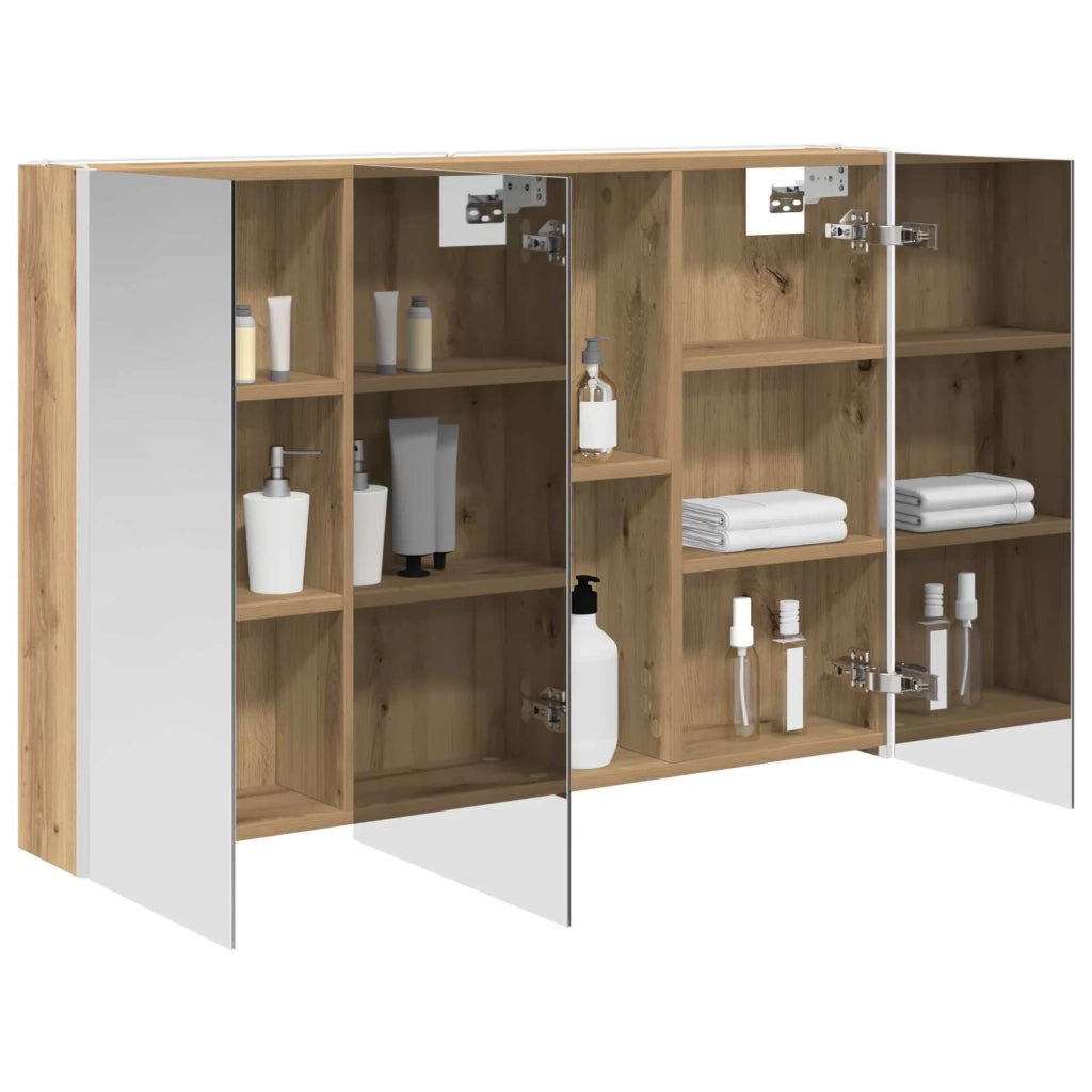 Mobiletto per specchio da bagno Rovere Artigianale